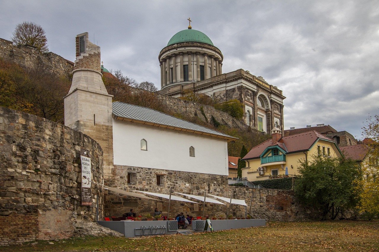 Esztergom, Fall, Moské, Basilica, Humør