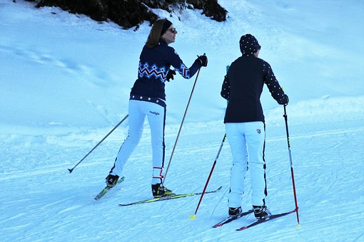 Two, Ski, Skis, Snow, Winter, Skiing