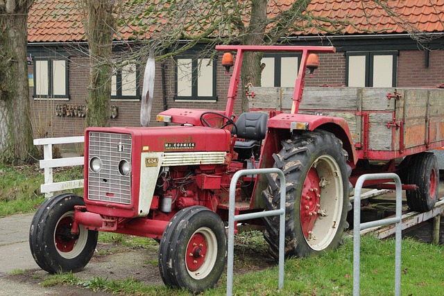 Tractor, Wielen, Machine, Voertuig, Wiel