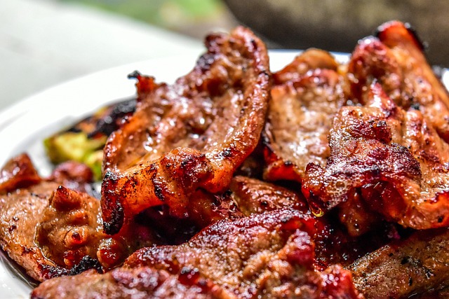 Free Barbecue Grill Cooked Meat photo and picture