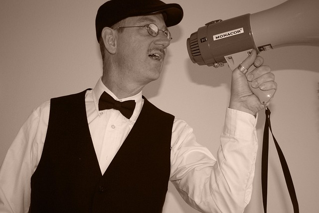 Free Megaphone Director photo and picture
