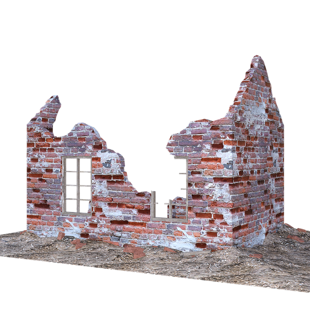 Free ruined house ruin dilapidated illustration