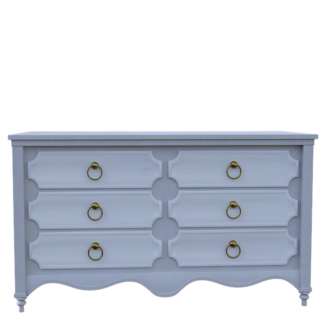 Free dresser chest drawers illustration