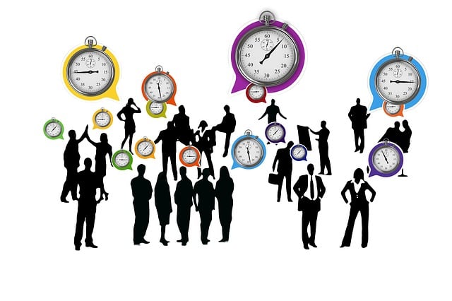 Free stopwatch time management time illustration