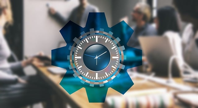 Free time time management stopwatch illustration