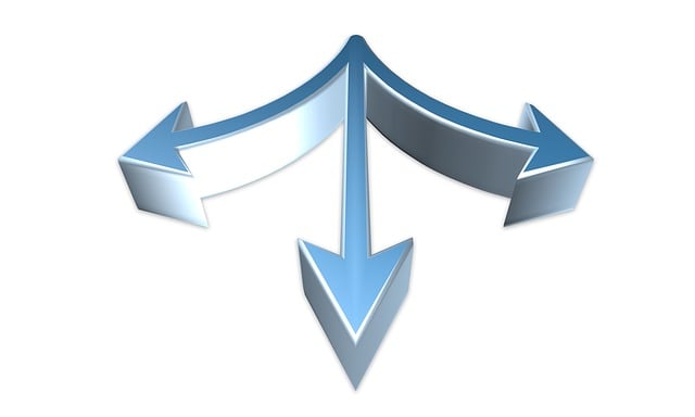 Free decision process change illustration