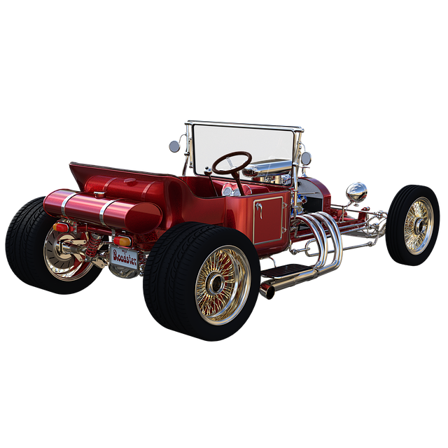 Free vehicle hotrod car illustration