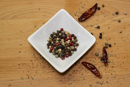 Pimenta, Tempero, Focado, Cozinhar
