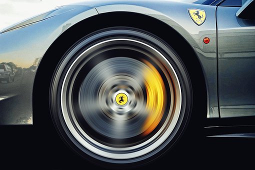 Roda De Liga Leve, Ferrari, Automotivo