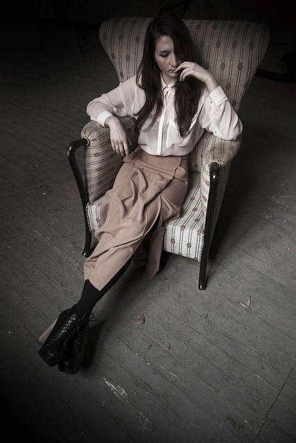 Free Woman Armchair photo and picture