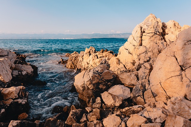 Free Stone Beach Sea photo and picture