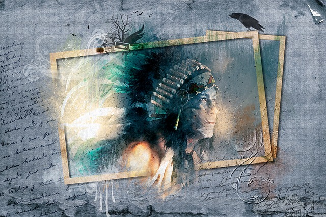 Free indigenous man male illustration