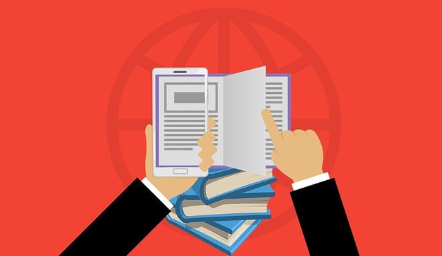 Bok, Bibliotek, Ebook, Studere, Digital