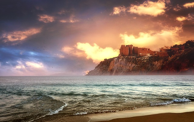 Free Beach Sunset photo and picture