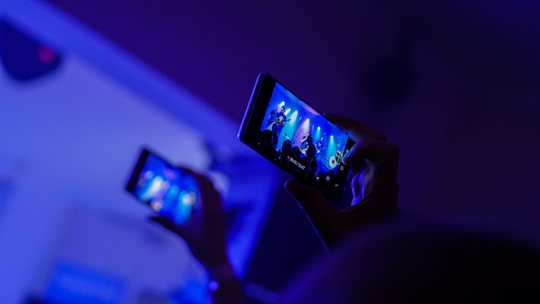 Konzert, Smartphone, Party, Lied, Musik