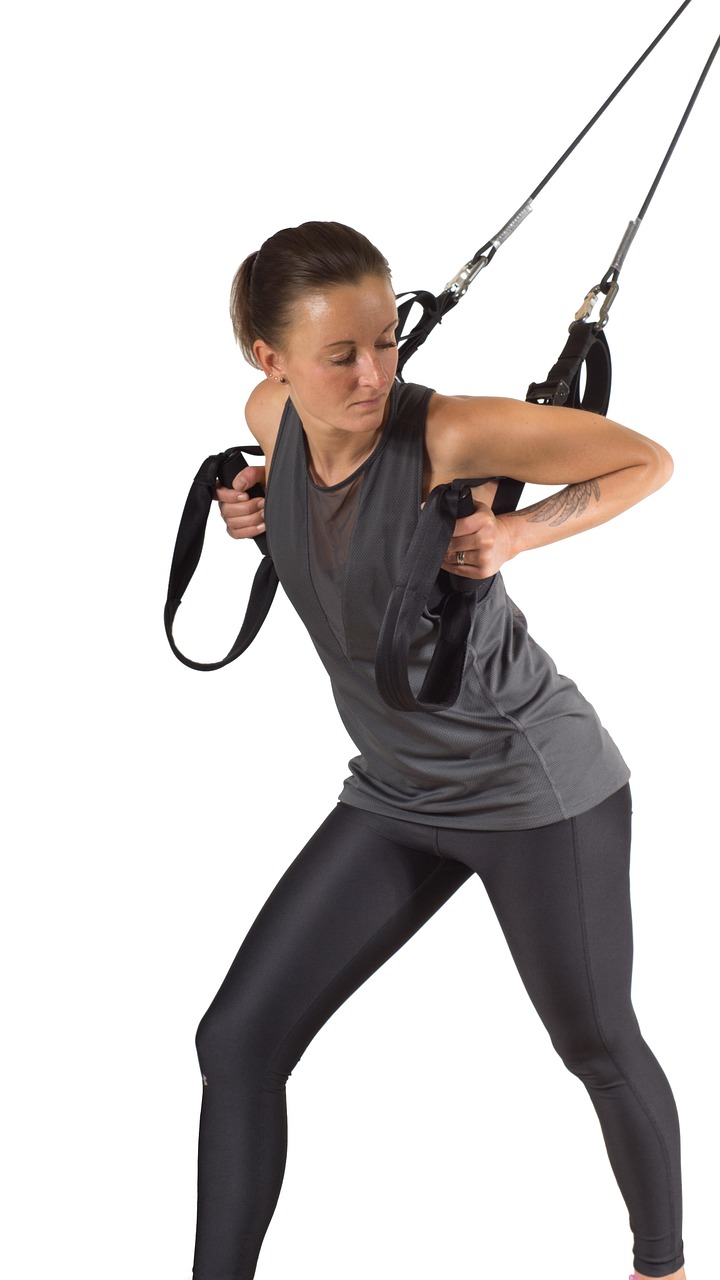 Fitness, Kvinde, Sling Trainer, Muskler