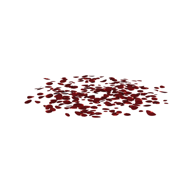 Free rose petals scattered illustration
