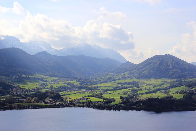 Austria, Alpes, Montañas, Los Campos