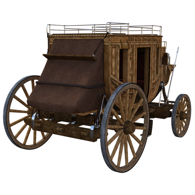 Free coach horses ride illustration