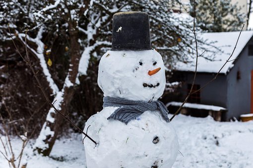 Sneeuwpop, Winter, Sneeuw, Koud, Wit