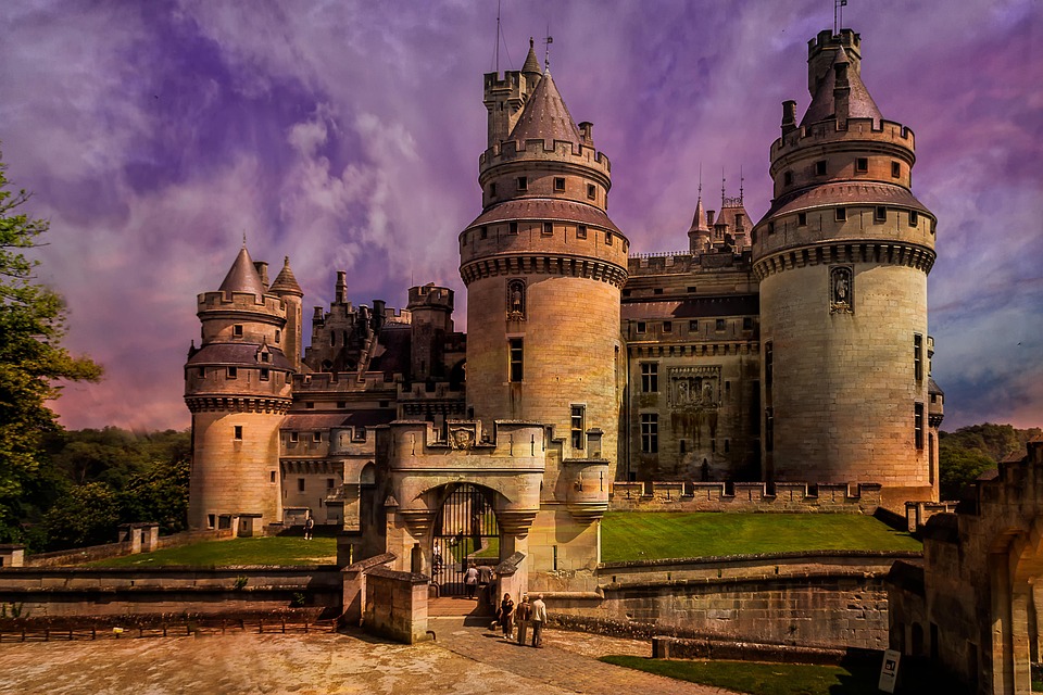 Frankrike Slottet Pierrefonds Gratis Foto Pa Pixabay