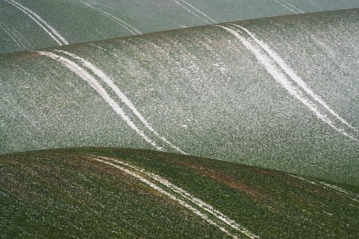 Zima, Zimní, Čára, Krajina
