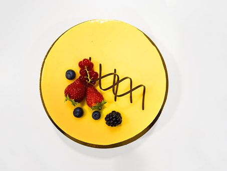 Kage, Jordbær, Cheesecake, Mad, Dessert