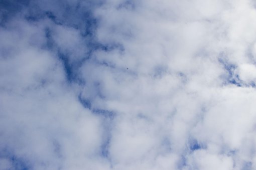 Drone, Høy, Skyer, Himmel, Frosne