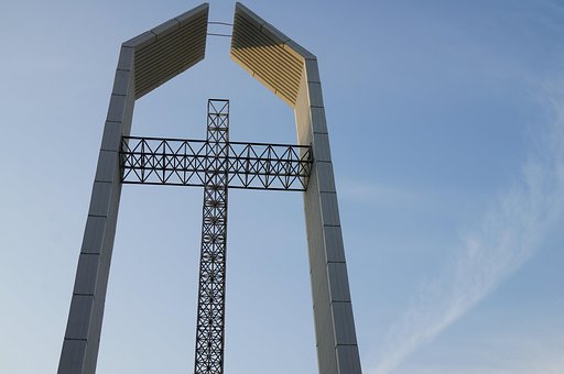 Kryds, Kirke, Himmel, Blå Himmel