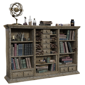 Free Bookshelf Shelf illustration and picture