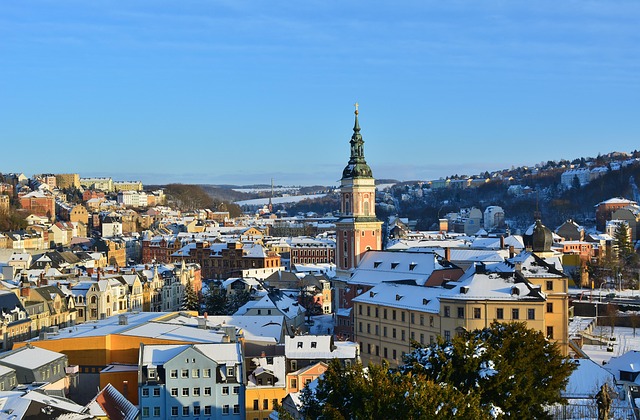 Free Winter Sunset photo and picture