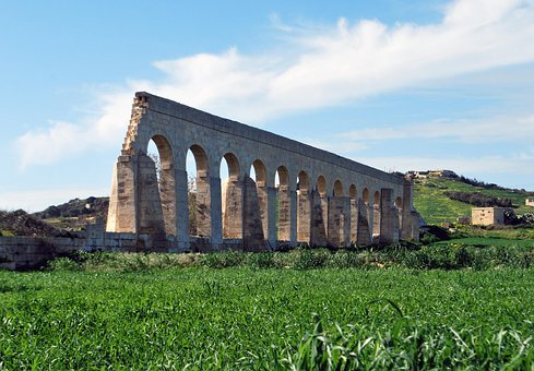 Gozo, Natur, Malta, Romersk, Viadukt