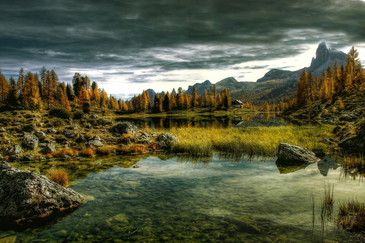 Lago Federa - free online jigsaw puzzle photo