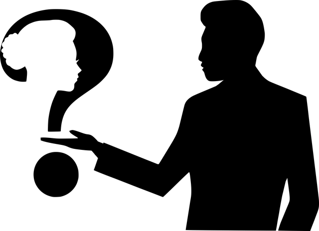 Free relationship question mark vector