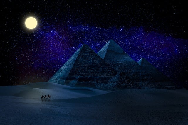 Free manipulation pyramids egypt illustration