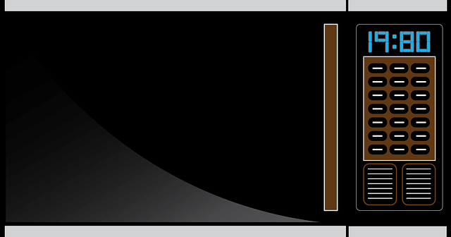 Free microwave technology cook illustration