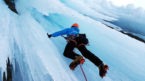 Free Ice Climbing Extreme Sports photo and picture