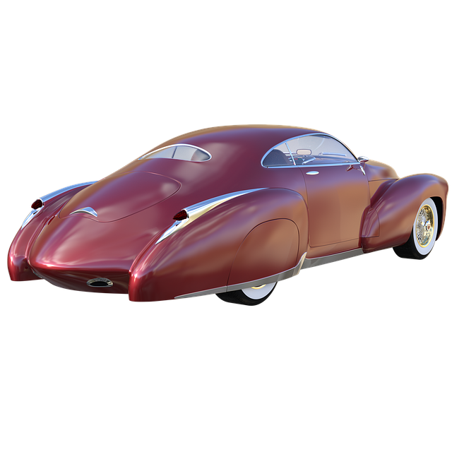 Free car futuristic concept illustration