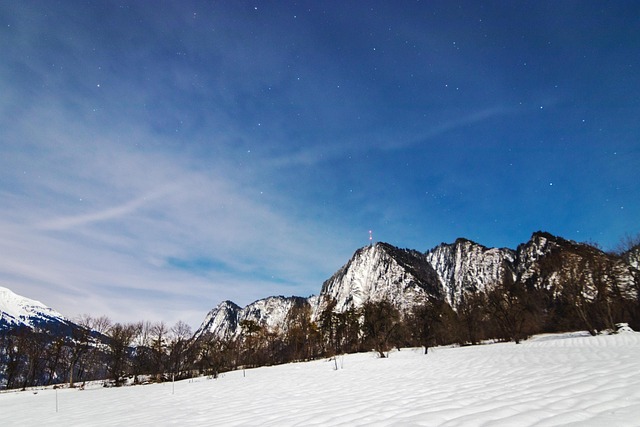 Free Mountain Night photo and picture