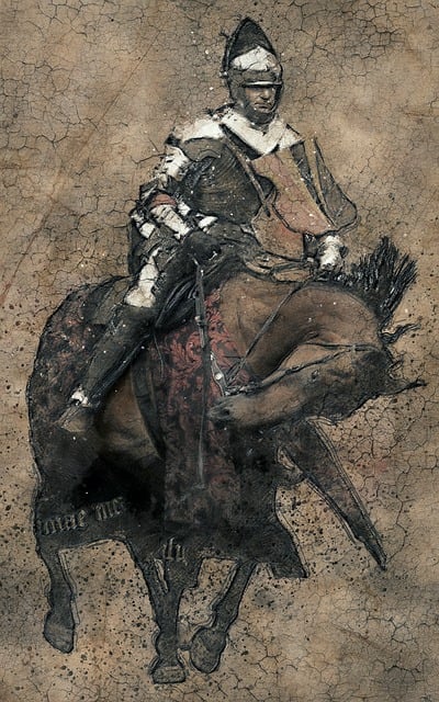 Free horse knight armor illustration