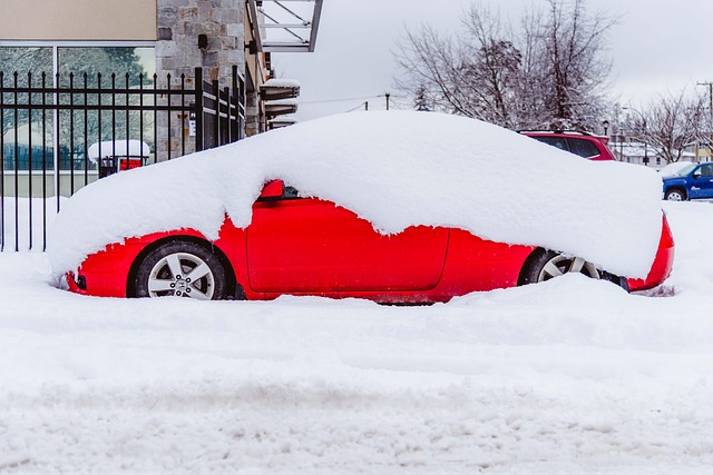 Sneeuw, Straat, Auto, Bedekt, Diep