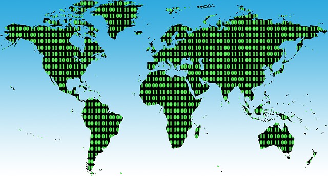 Free information globalisation global illustration