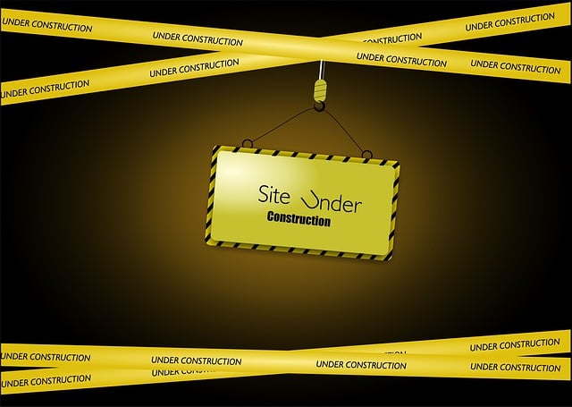 Free underconstruction construction sign illustration