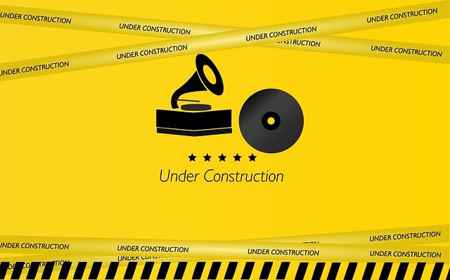 Free underconstruction construction sign illustration