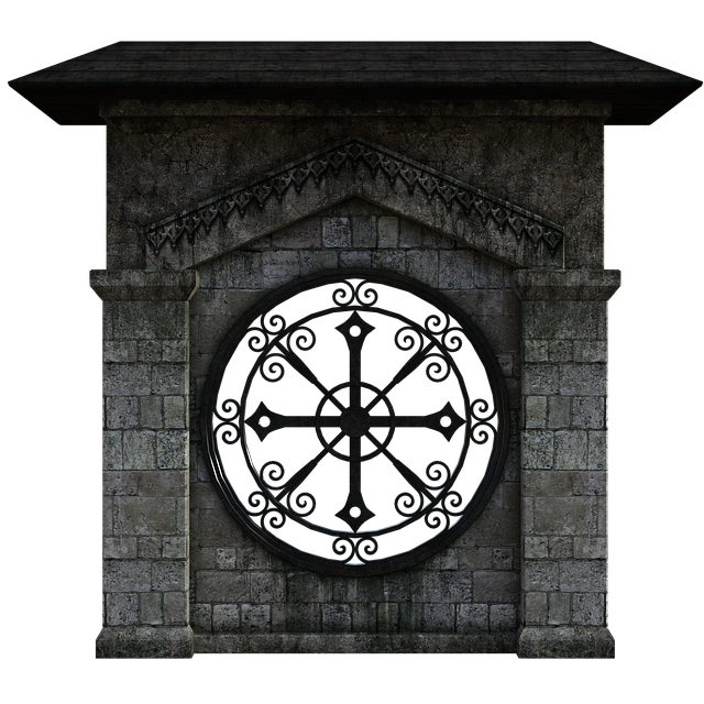 Free old wall window illustration