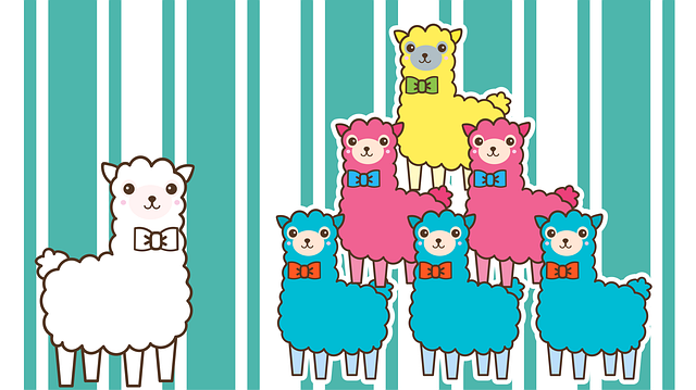 Free llama animal alpaca vector