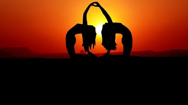 Solnedgang, Yoga, Zen, Kvinde