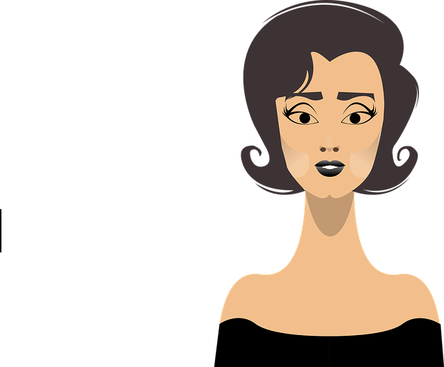 Free woman face portrait vector