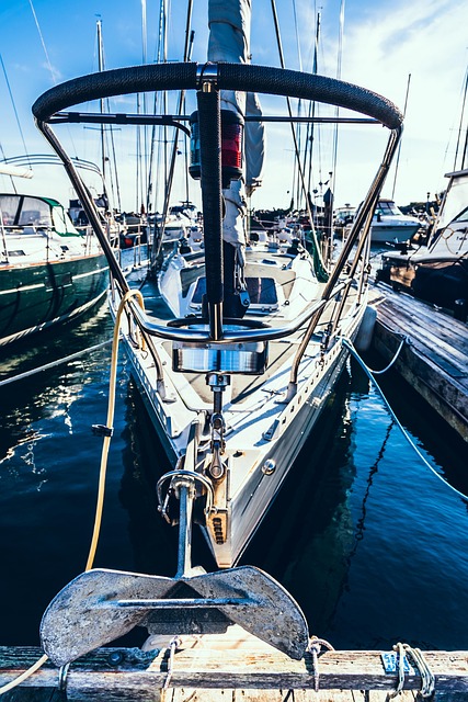 Jachthaven, Boot, Voorkant, Anker