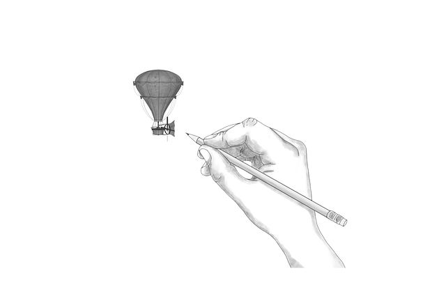 Download free HD stock image of Hand Drawing Free hand drawing balloon illustration